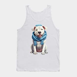 Winter Dogo Argentino Dog Tank Top